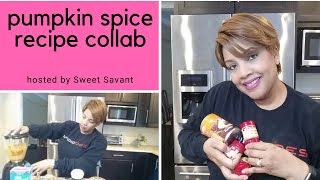 PUMPKIN SPICE RECIPE COLLAB WITH SWEET SAVANT  PUMPKIN SPICE SMOOTHIE CARON1310 [upl. by Dustie]