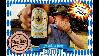 Warsteiner Oktoberfest Beer Review 2022 by A Beer Snobs Cheap Brew Review [upl. by Fosdick]