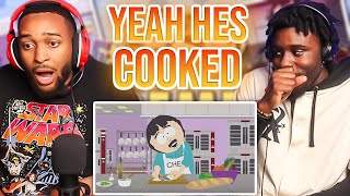 Hes actually cooking  South Park Creme Fraiche Hobbs Reaction [upl. by Salvay]