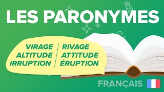 Le Paronyme  Français  Collège  Mathrix [upl. by Ellennod]