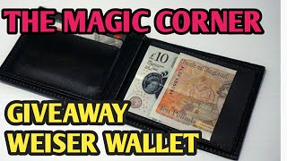 Giveaway The Magic Corner  Weiser Wallet 500 Subs [upl. by Eelahc]