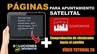 Paginas para apuntamiento Satelital  DISHPOINTER [upl. by Merc]