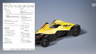 Basic Startup Application Options Setup  Autodesk Inventor [upl. by Alrick]