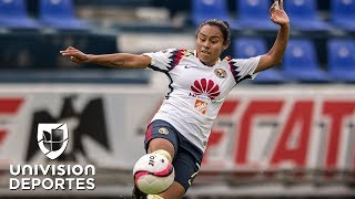 Dayana Cazares volante del América femenil criticó el grito de ‘pu…’ que vienen sufriendo [upl. by Notsirk104]