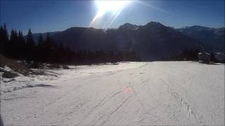 Brixen im Thale afdaling Holzalm richting Jochbahn 15 dec 2016 [upl. by Hibben]