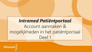 Patiëntportaal Patiënt account aanmaken deel 1 [upl. by Nelra]