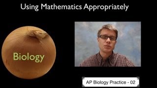 AP Biology Practice 2  Using Mathematics Appropriately [upl. by Kenric365]