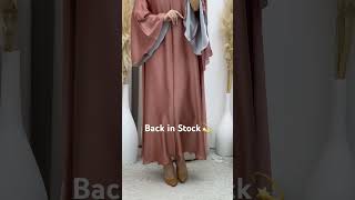 Back in Stock Baby Pink Duotone Kloosh Abaya abaya اكسبلور عبايات عباياتالعيد [upl. by Moses]