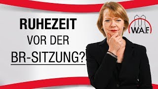 Betriebsratssitzung steht bevor  Gilt die 11stündige Ruhezeit  Betriebsrat Video [upl. by Fortune]