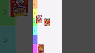 cereal tier list [upl. by Animehliw]