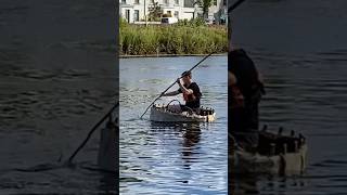 Making a Coracle for Ballina Heritage day 2024 ireland coracle ballina coracle ireland mayo [upl. by Arlina]