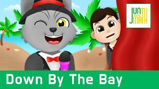 Down By The Bay with Lyrics l Nursery Rhymes by Mini Kiddie [upl. by Sirronal]