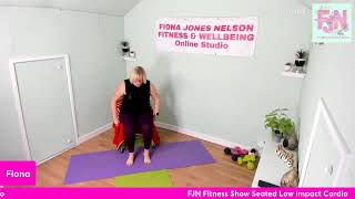 FJN Fitness Show Seated Low Impact Cardio at Home Workout [upl. by Sido]