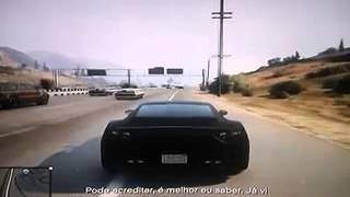 GTA 5 2015 RESGATE EM ALTA VELOCIDADE [upl. by Atinev]