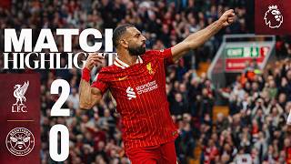 Diaz amp Salah Score For Slots First Anfield Win  Liverpool 20 Brentford  HIGHLIGHTS [upl. by Wagshul899]