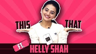 Helly Shah Plays This Or That  India Forums [upl. by Namsaj857]