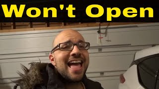 Garage Door Wont OpenCommon Causes And Easy Fixes [upl. by Aisatsana]