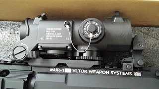 AIRSOFT ELCAN SPECTER DR SCOPE UNBOXING  CLONE [upl. by Gitlow]