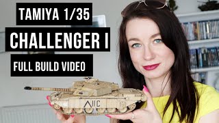 Tamiya 135 Challenger I mkIII scale model tank build [upl. by Taffy]