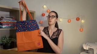 Tuto couture 9 le tote bag pliable et réversible [upl. by Pardew]