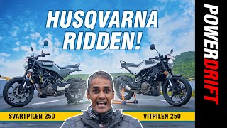 2020 Husqvarna Svartpilen amp Vitpilen 250  Designer KTM Duke  PowerDrift [upl. by Theran]