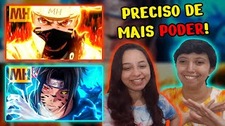 REACT TIPO NARUTIN Naruto e TIPO SASUKEZIN Resposta Narutin  MHRAP [upl. by Eelyma]