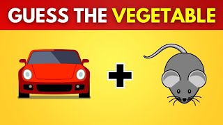 Can you Gusse The Vegetables by Emojy🥕🍅 Emojy Quiz [upl. by Yur]