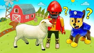 I cuccioli di Paw Patrol italiano in fattoria Video per bambini Scuola Allegra [upl. by Aehtla]