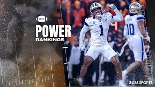 College Football Power Rankings Week 13 Washington jumps Florida State for No 4  CBS Sports [upl. by Raddatz]