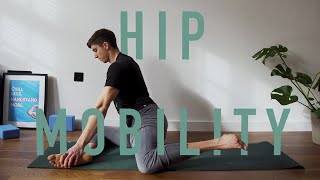 12 Minute Hip Mobility Routine FOLLOW ALONG [upl. by Noellyn]