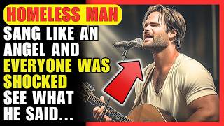 HOMELESS MAN SANG AND DID SOMETHING UNBELIEVABLE ON STAGE HE SAID HE WANTED TO [upl. by Winfield]