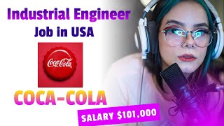 Industrial Engineer JobCocaCola Now Hiring  Best jobs opportunities  CocaCola Job  USA Jobs [upl. by Asaph]