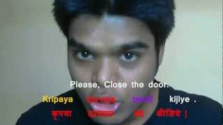 How to say Please in Hindi  How to Speak Hindi 4 [upl. by Kizzee]