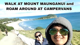 WALK AT MOUNT MAUNGANUI and ROAM AROUND AT CAMPERVANS [upl. by Dione]