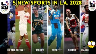 5 NEW SPORTS IN THE 2028 OLYMPICS  WHICH ONE SHOULD BE EXCLUDED [upl. by Isia]