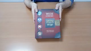 Unboxing War Chest Siege Espansione  Gioco da Tavolo 32 Unboxing Non Richiesto [upl. by Appel]