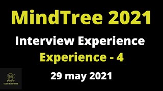 Mindtree interview experience 2021  Mindtree Technical Round Questions  Experience 4  29 may 2021 [upl. by Goldberg]