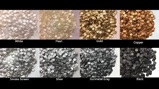 Cartwrights Sequins Satin Matte All Colors [upl. by Niamjneb]