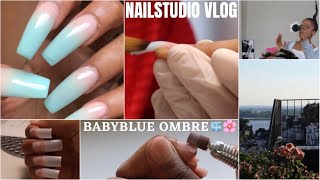 NÄGEL SELBER ABMACHEN😳 amp KOMPLETTE NEUMODELLAGE🧊💕  Nagelstudio Vlog 9 💅🏽  SudeMdy [upl. by Letti802]