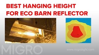 Best hanging height for 600W HPS with barn or wing reflector [upl. by Ardet402]