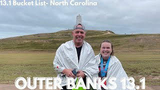 I RAN THE OUTER BANKS HALF MARATHON  131 Bucket List—North Carolina  VLOG⁵ 28 [upl. by Dlareg9]