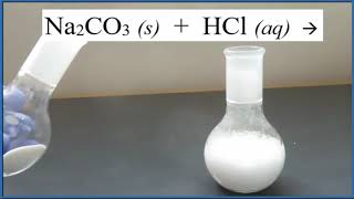 Na2CO3  HCl Reaction [upl. by Faunie]