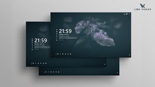 Give Your Desktop The Wow Factor  Elegant Clean Look 2021  Windows 10 Customization  Rainmeter [upl. by Ermentrude]