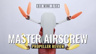 DJI Mini 2  SE  Master Airscrew Stealth Propeller Upgrade REVIEW [upl. by Eenahpets]