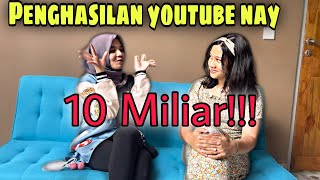 TANYA TANYA PENGHASILAN YOUTUBE NAY WOW [upl. by Anilram545]