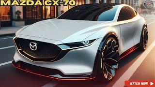 Just REVEALED 2025 Mazda CX70 Mid Size SUV  FIRST LOOK [upl. by Allemrac]