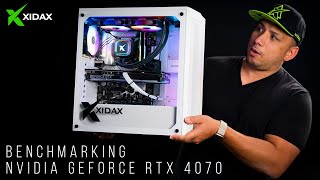 Benchmarking the NEW NVIDIA GeForce RTX 4070  Xidax [upl. by Lanam]