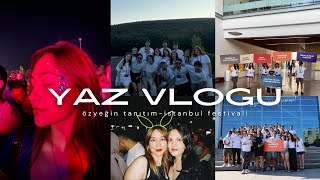 özyeğin tanıtım ekibiistanbul festivali konserleri DUMANFATMA TURGUTMAVİ GRİ vlog10 [upl. by Salisbarry762]