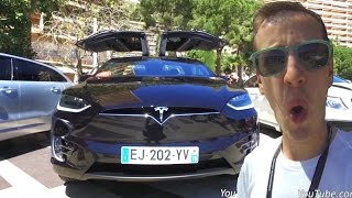 ESSAI TESLA MODEL X P100D  UNE SUPERCAR FAMILIALE [upl. by Macri374]