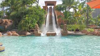 The Challenger Slide  Aquaventure Atlantis Bahamas [upl. by Aiouqahs]